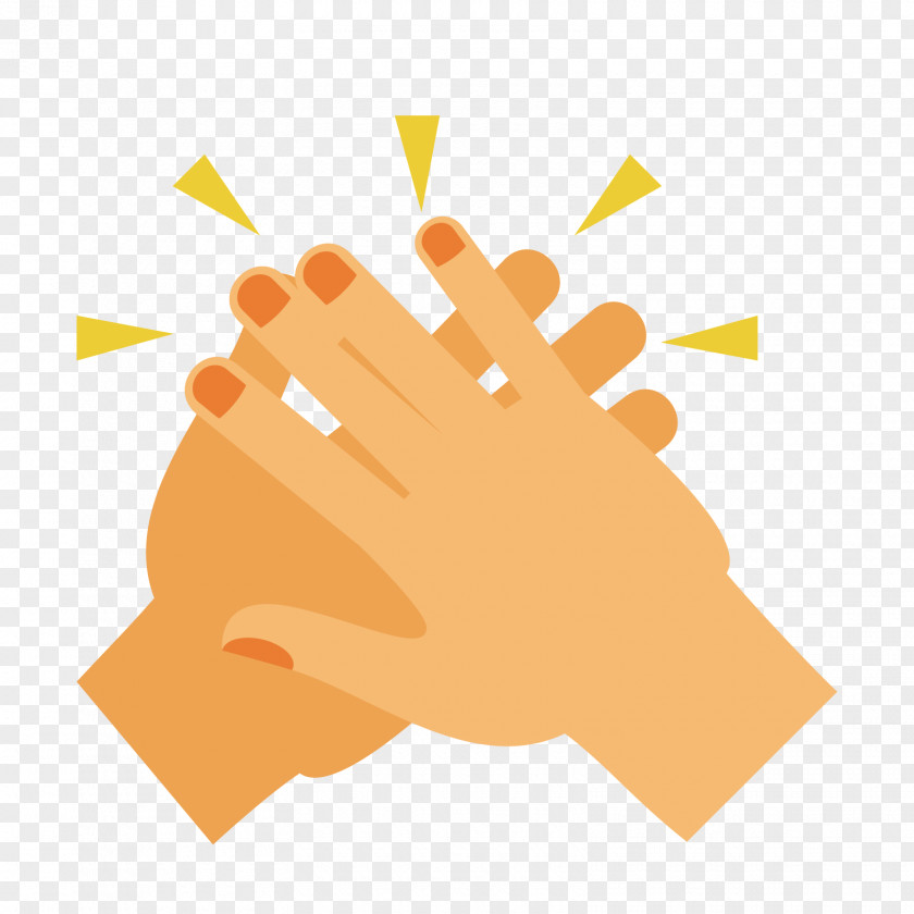 Vector Applause Clapping Hand Clip Art PNG
