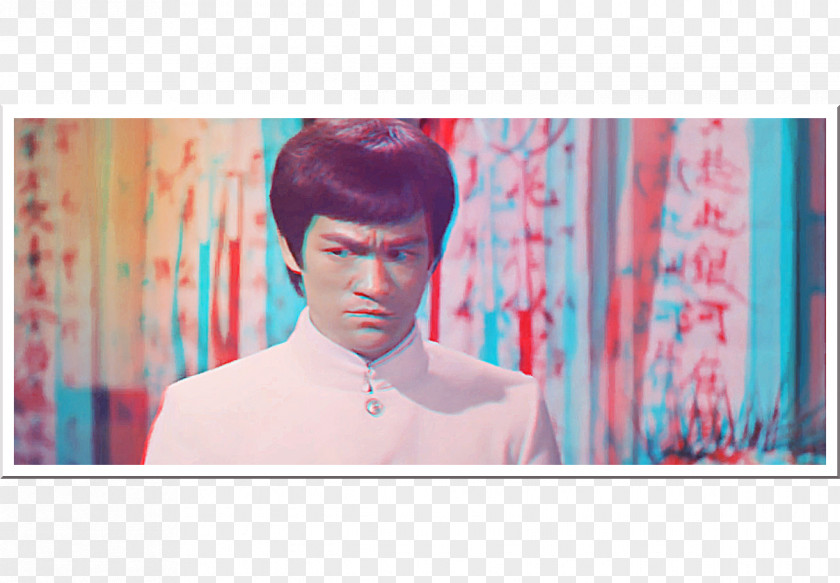 Bruce Lee Chen Zhen Fist Of Fury Anaglyph 3D PNG