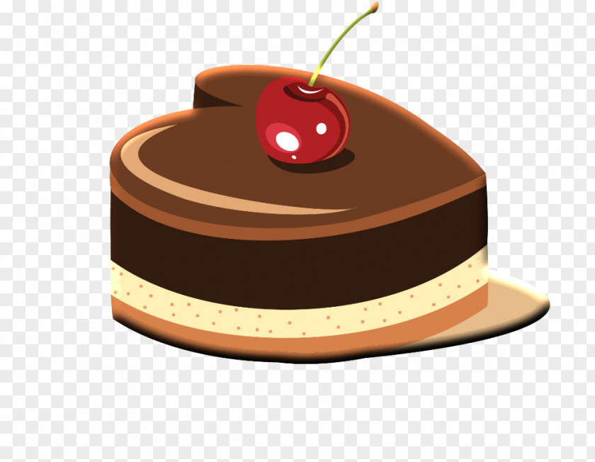Chocolate Cake Mousse Sachertorte Clip Art PNG