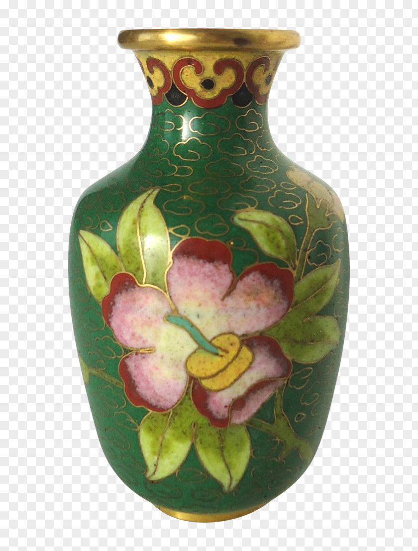 Cloisonne Vase Ceramic Pottery Glass Chairish PNG