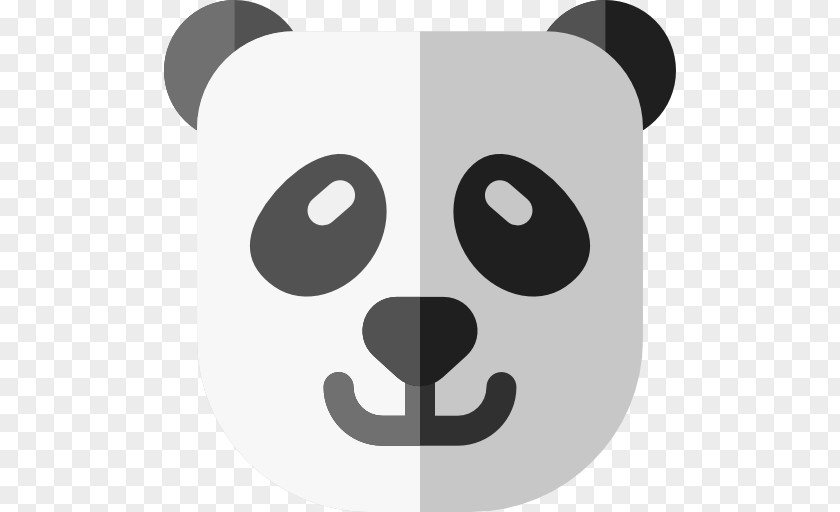 Panda Icon Transparent Snout Clip Art PNG