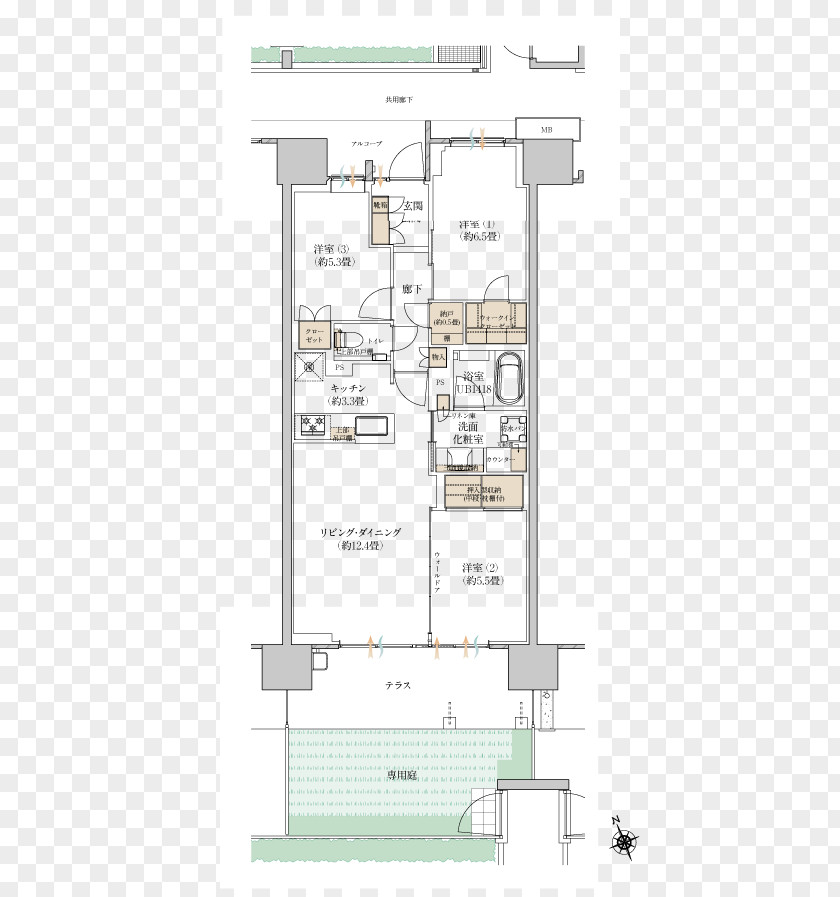 Special Garden House Plan プラウド湘南藤沢 Floor Fujisawa Station Real Estate PNG