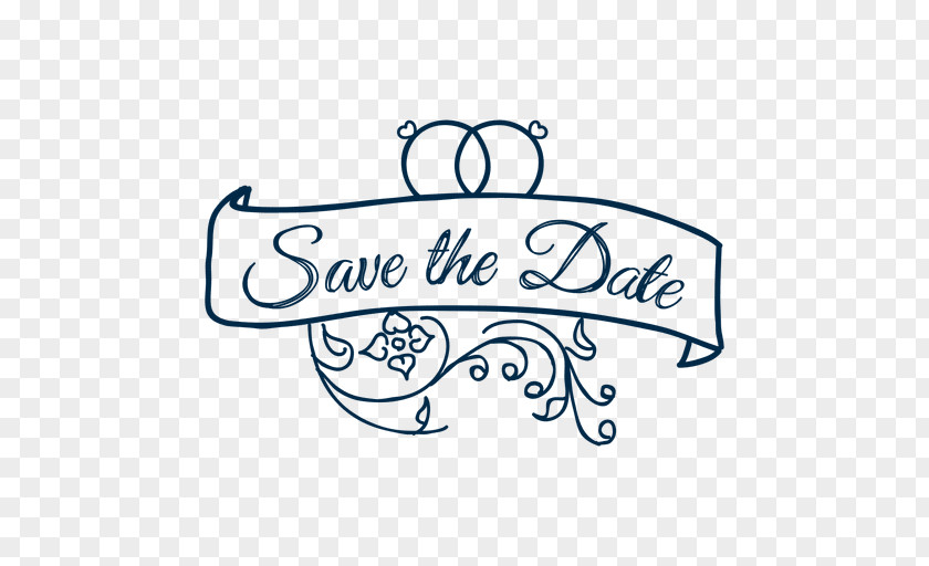 Wedding Vector Save The Date Clip Art PNG