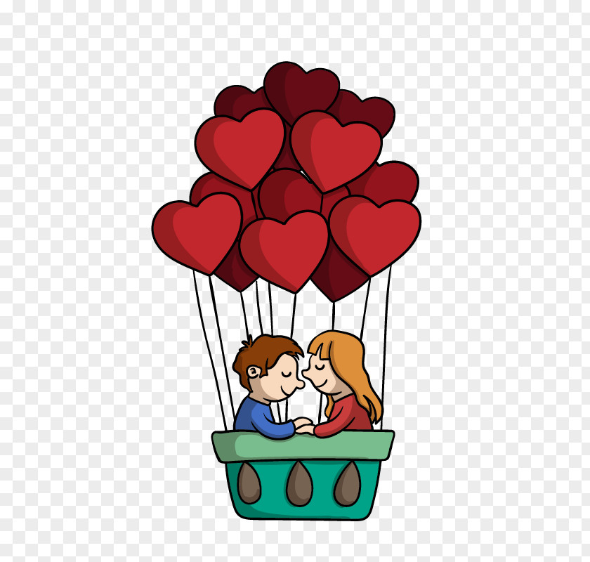 Balloncartoon Cartoon Love Image Romance Poster Boyfriend PNG