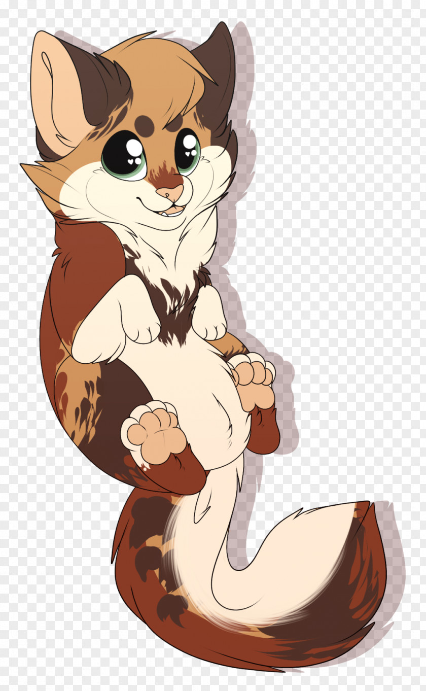 Chasing Love Whiskers Red Fox Cat Cartoon PNG