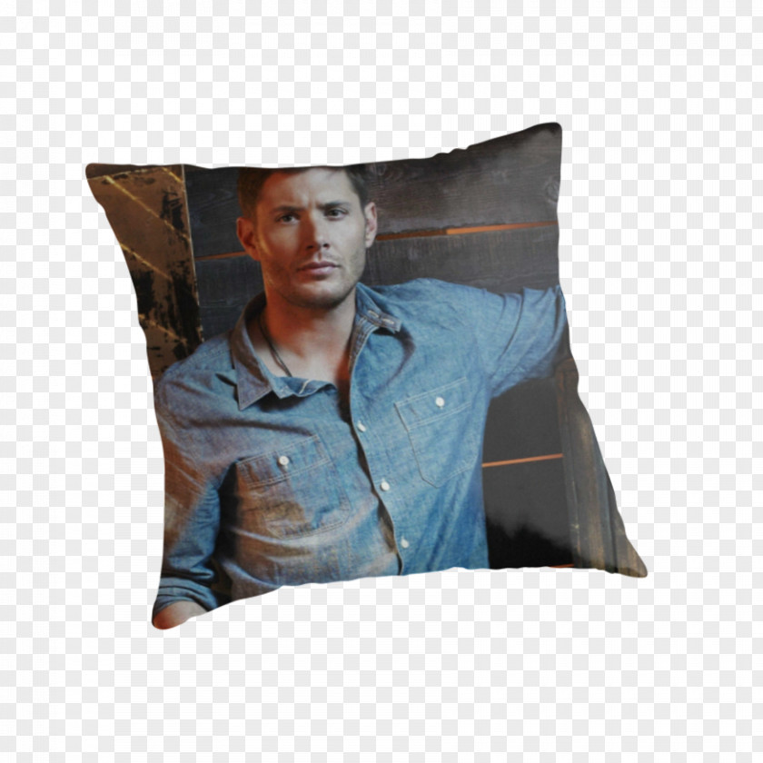 Supernatural Jensen Ackles Throw Pillows Castiel PNG