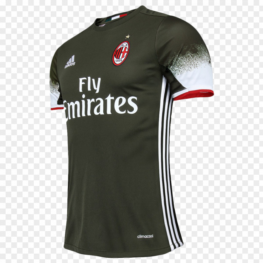 T-shirt Sports Fan Jersey A.C. Milan Sweater Football PNG