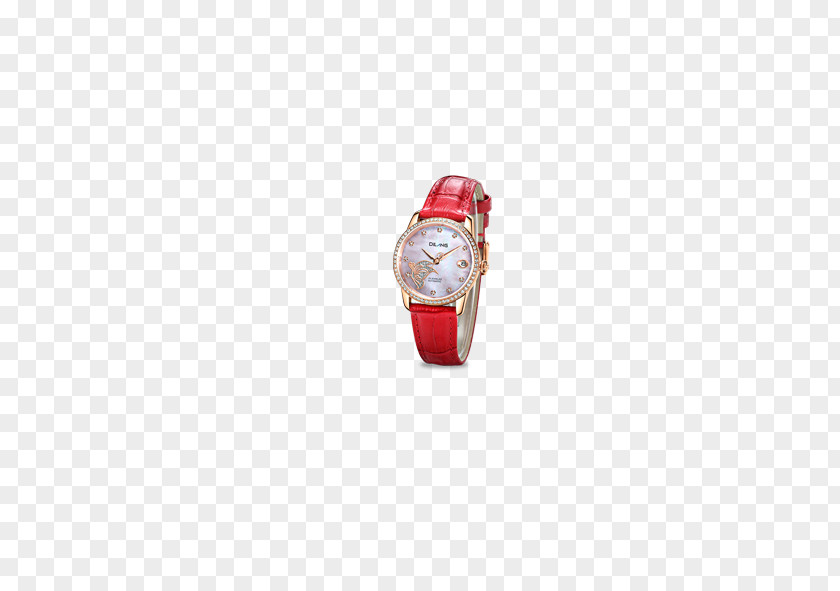 Watch Red Heart PNG