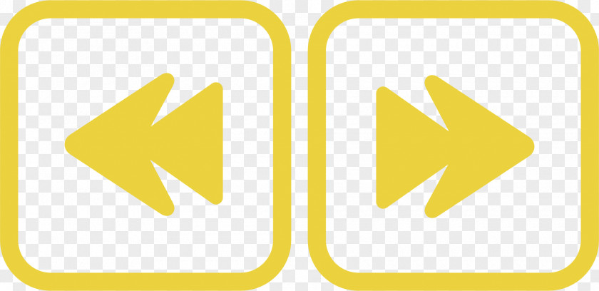 Yellow Creative Left And Right Buttons Logo Brand Font PNG