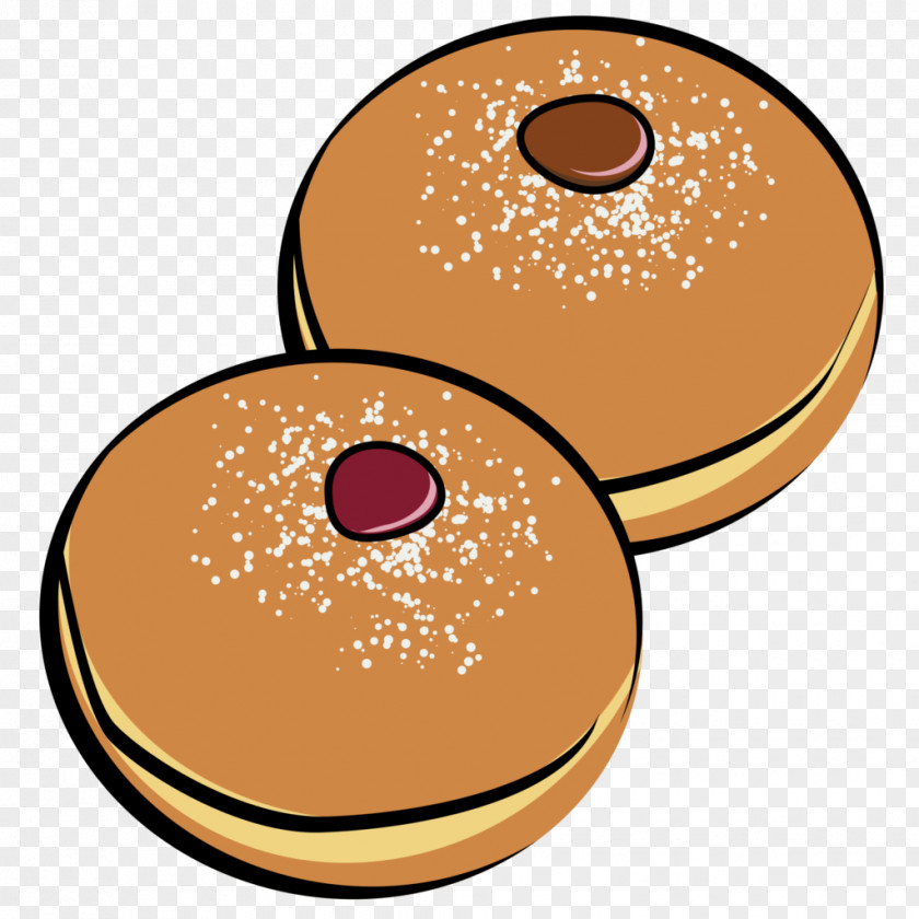 Biscuit Donuts Sufganiyah Hanukkah Gelt Clip Art PNG