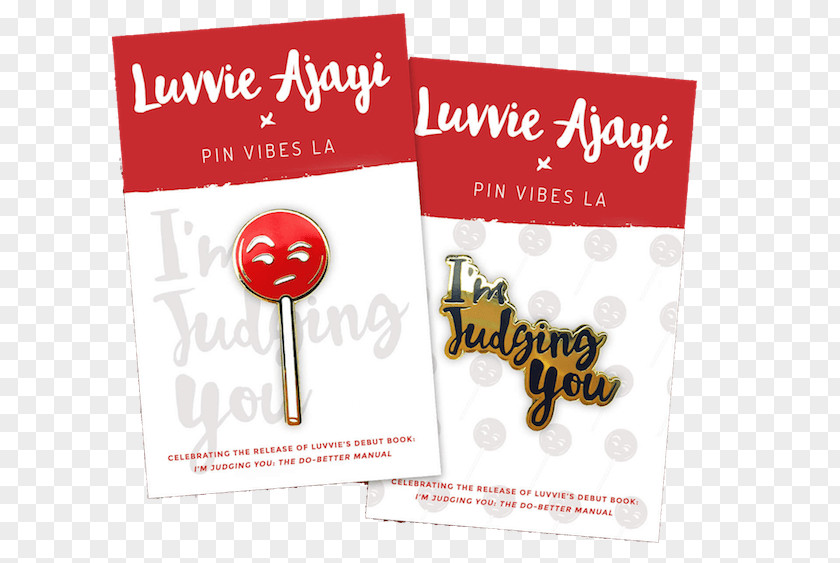 Vibes I'm Judging You: The Do-Better Manual Lapel Pin Brand PNG