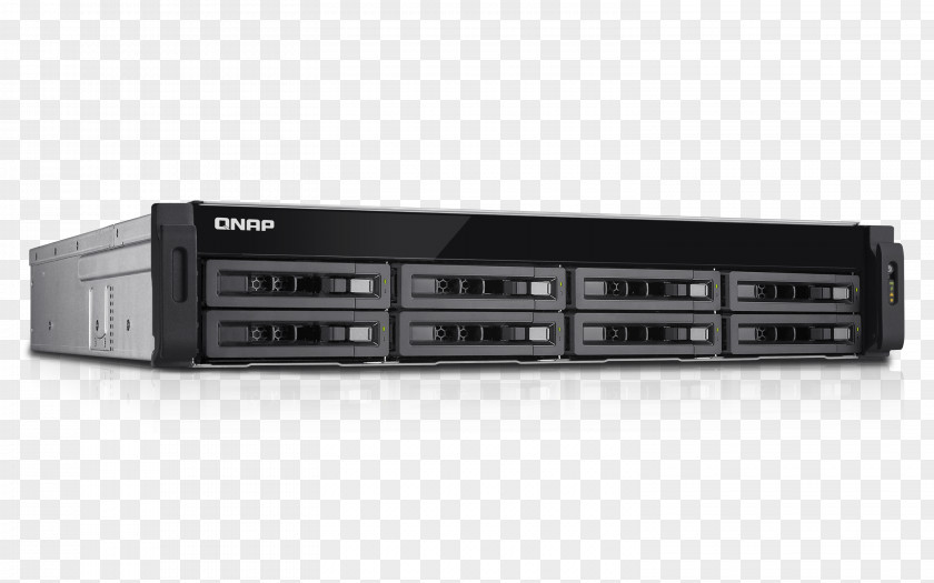 Network Storage Systems QNAP TES-1885U 10 Gigabit Ethernet TVS-EC1280U-SAS-RP PNG
