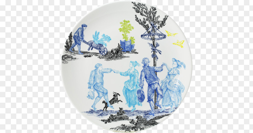 Small Dessert Plates Museo Della Tela Di Jouy Toile Gien Cake Dish PNG