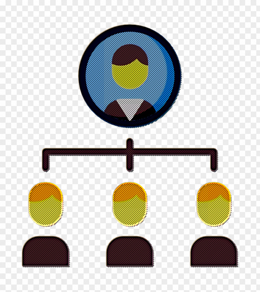 Teamwork Icon Organization Hierarchy PNG