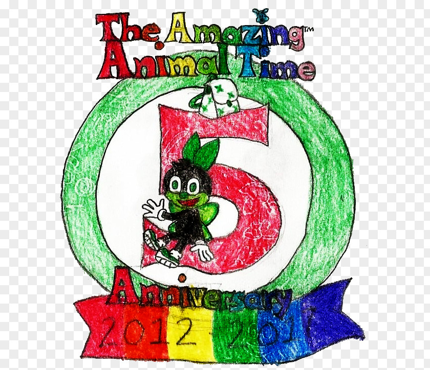 5th Anniversary Christmas Ornament Art Character Font PNG