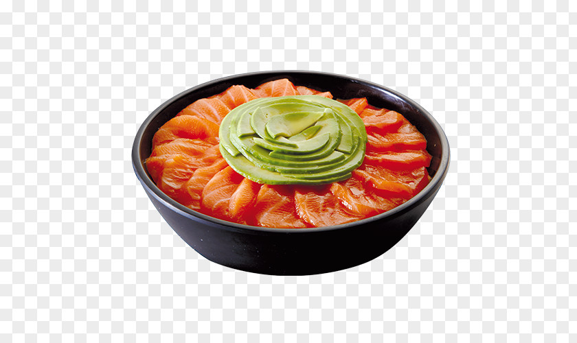 Plate Japanese Cuisine Vegetarian Smoked Salmon Side Dish PNG