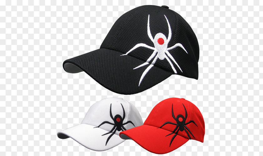 Baseball Cap Black Widow Hat Putter PNG