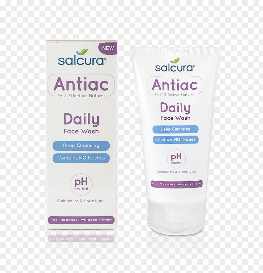 Deep Sea Minerals Salcura Antiac DAILY Face Wash Lotion Cream Cleanser PNG