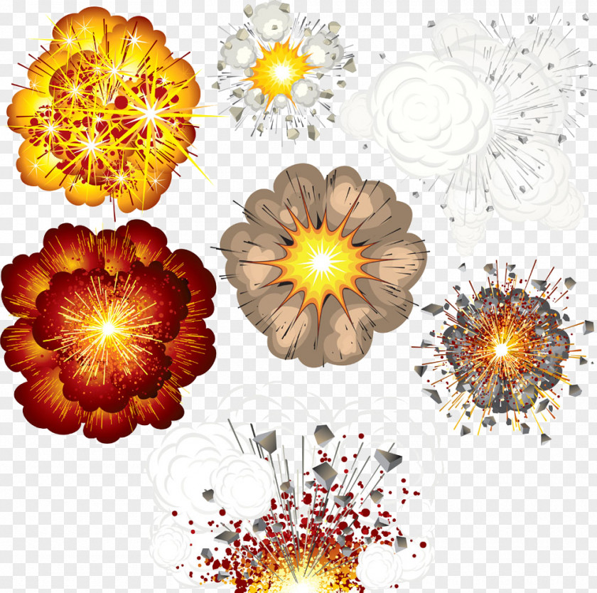 Explosion Debris Icon Image Drawing Explosive Material Illustration PNG