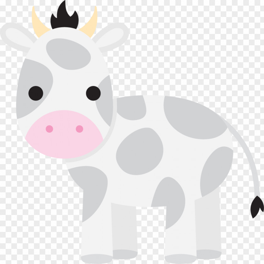 Little Cow Cartoon Dairy Cattle PNG