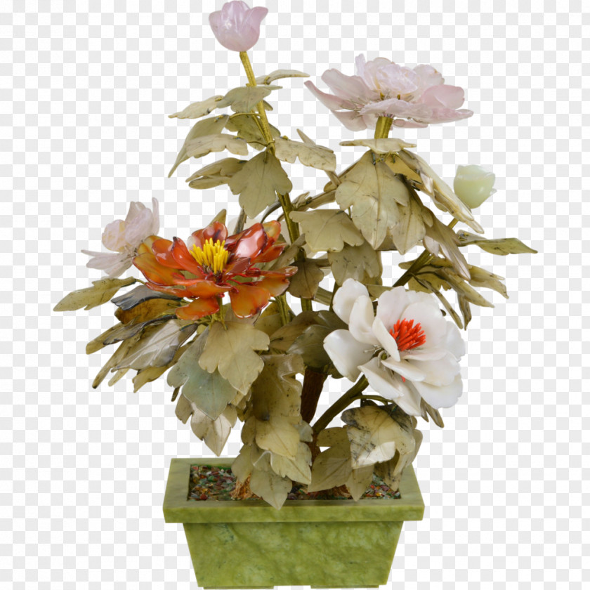 Peonies Cut Flowers Jade Plant Floral Design PNG