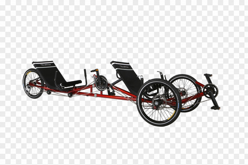 Tandem Bicycle Recumbent TerraTrike Tricycle PNG