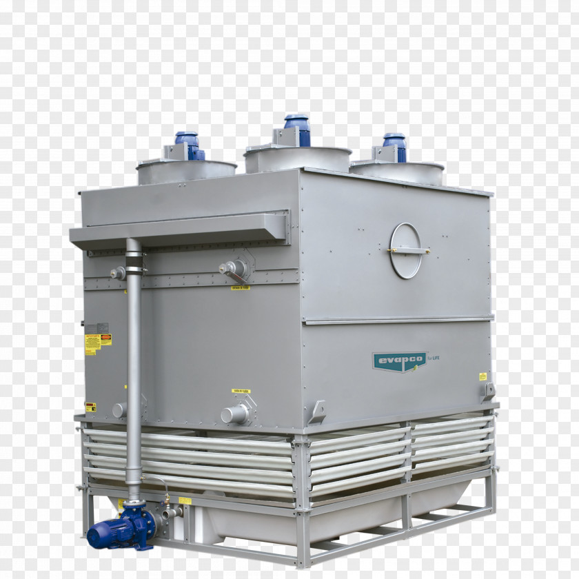 Fan Evaporative Cooler Condenser Cooling Tower Industry PNG