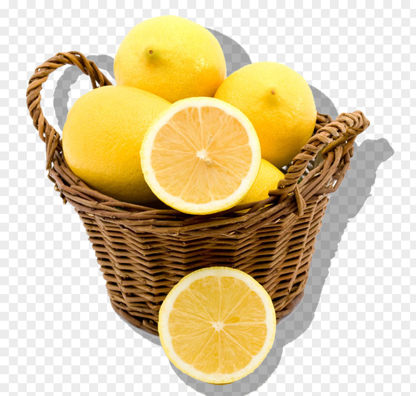 Lemon Juice Lemonade Basket Fruit PNG