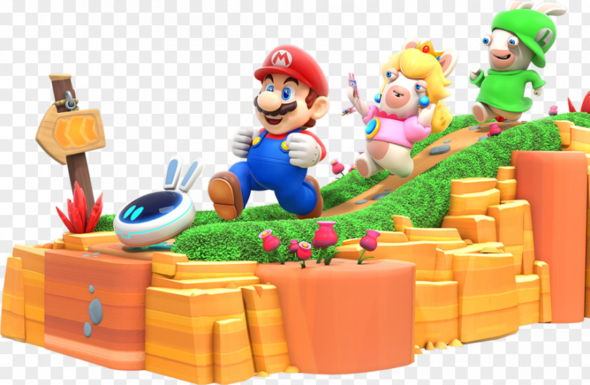 Rabbids Mario + Kingdom Battle Donkey Kong Bros. Nintendo Switch Princess Peach PNG