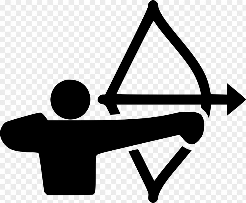Archery Icon Clip Art Illustration PNG