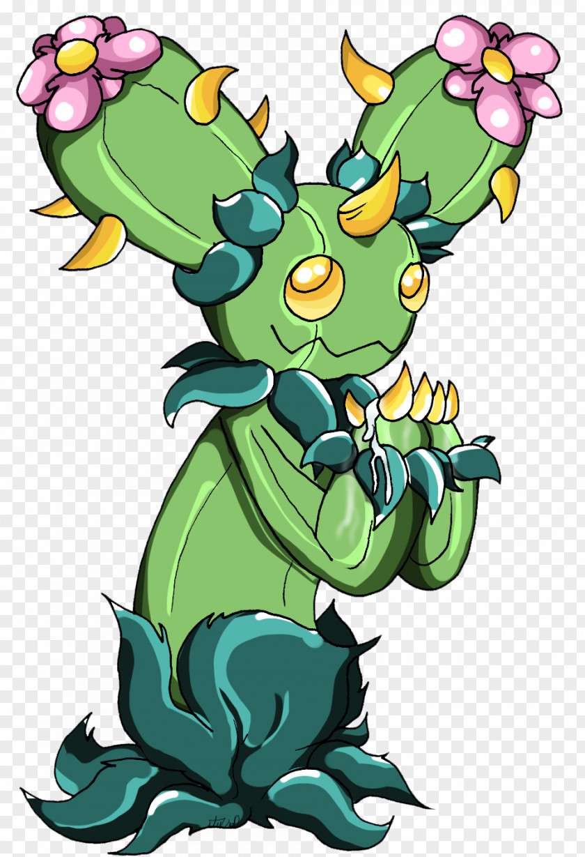 Cacnea Evolution Evolucija Pokémona Maractus PNG