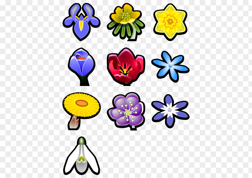Design Floral Cut Flowers Clip Art PNG