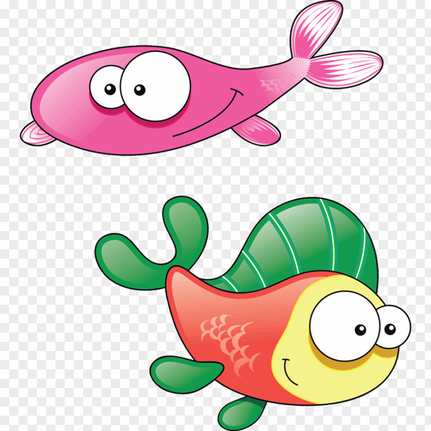 Pink Fish Sticker Child Clip Art PNG