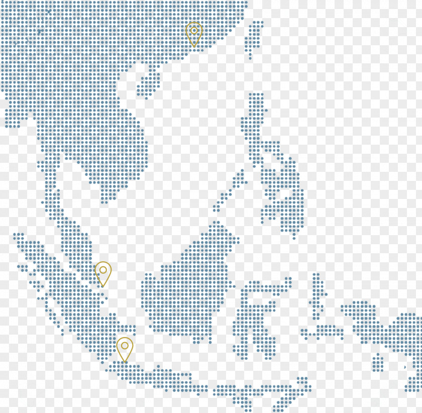 Asia World Map Clip Art PNG