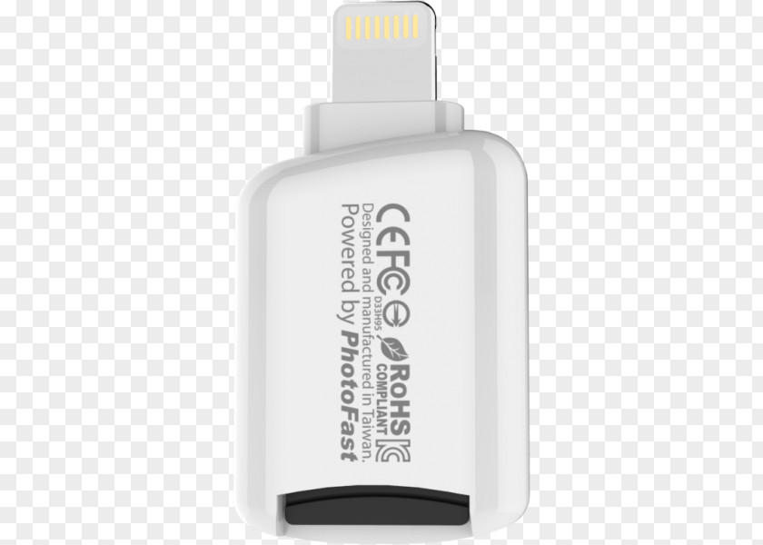 Memory Card Reader PhotoFast Co. Ltd. Other Photofast I-flashdrive 8gb Hyperdrive By Sanho USB Flash Drives Lightning PNG