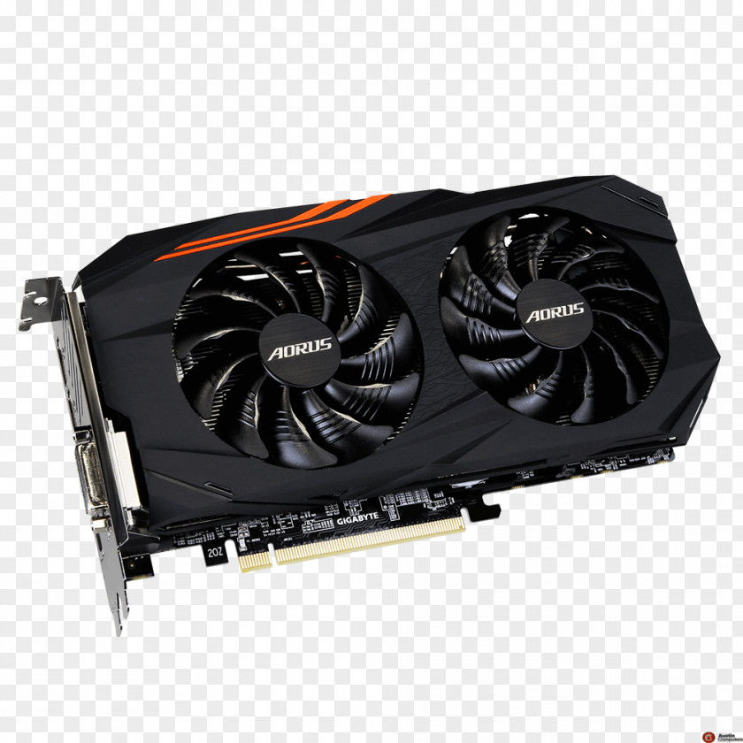 Nvidia Graphics Cards & Video Adapters AMD Radeon RX 580 Gigabyte Technology Digital Visual Interface PCI Express PNG