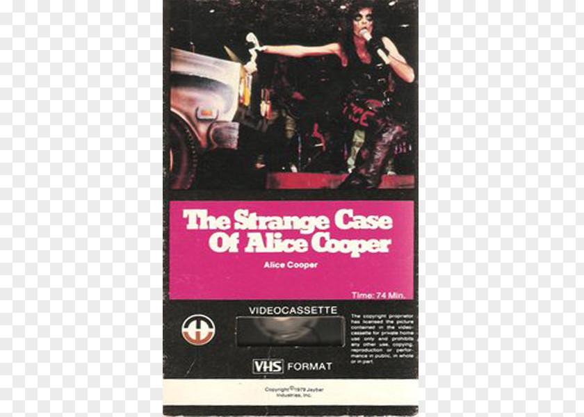 Alice Cooper VHS Video Trash Poster IMDb PNG