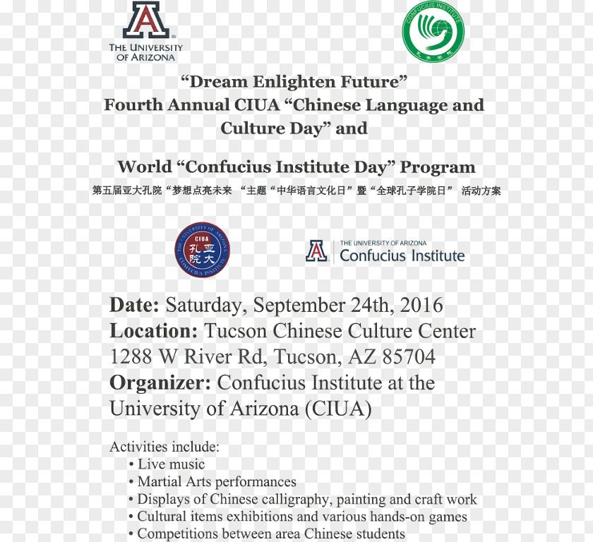 Micronesia Culture Day University Of Arizona Document Line Confucius Institute PNG