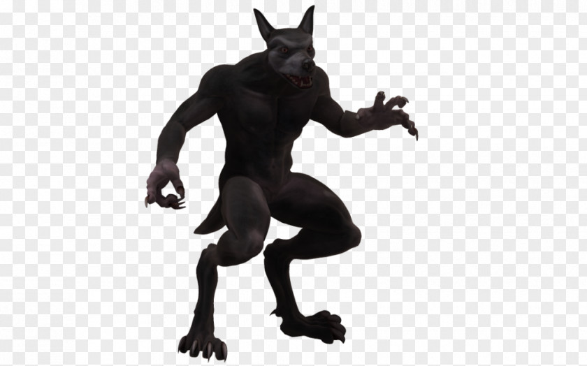 Werewolf Legendary Creature Animal Figurine Character PNG