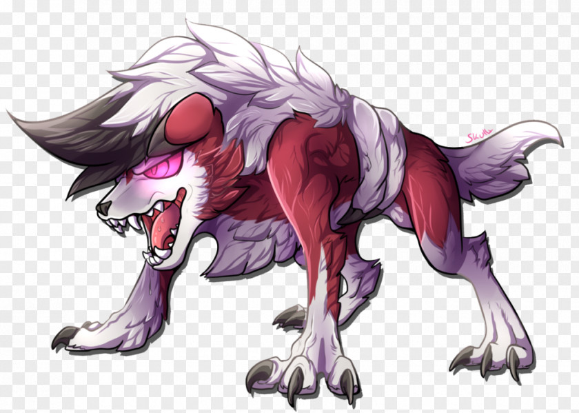 Werwolf Pokémon Ultra Sun And Moon DeviantArt Fan Art PNG