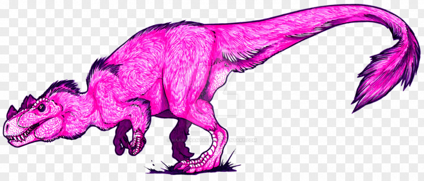 Pink Shading Ceratosaurus Art Tyrannosaurus Legendary Creature Velociraptor PNG