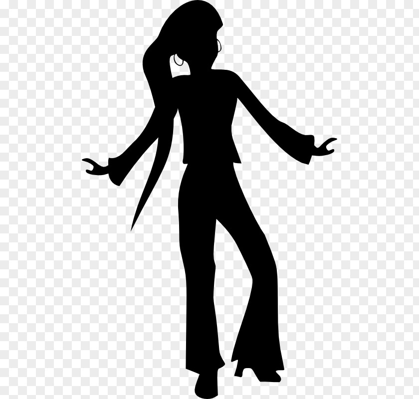 Silhouette Dance Disco Clip Art PNG