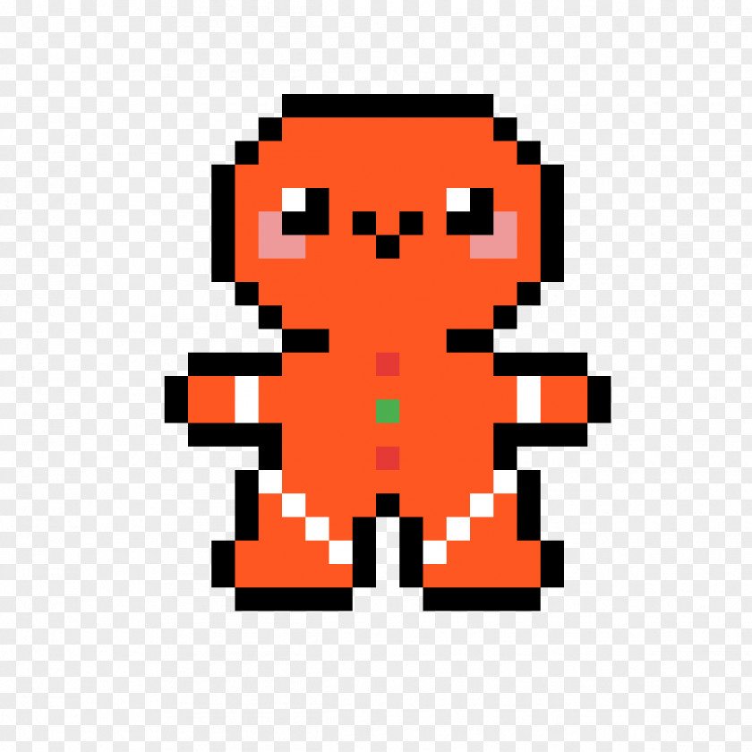 Arvore Pixel Art Image Gingerbread Man PNG