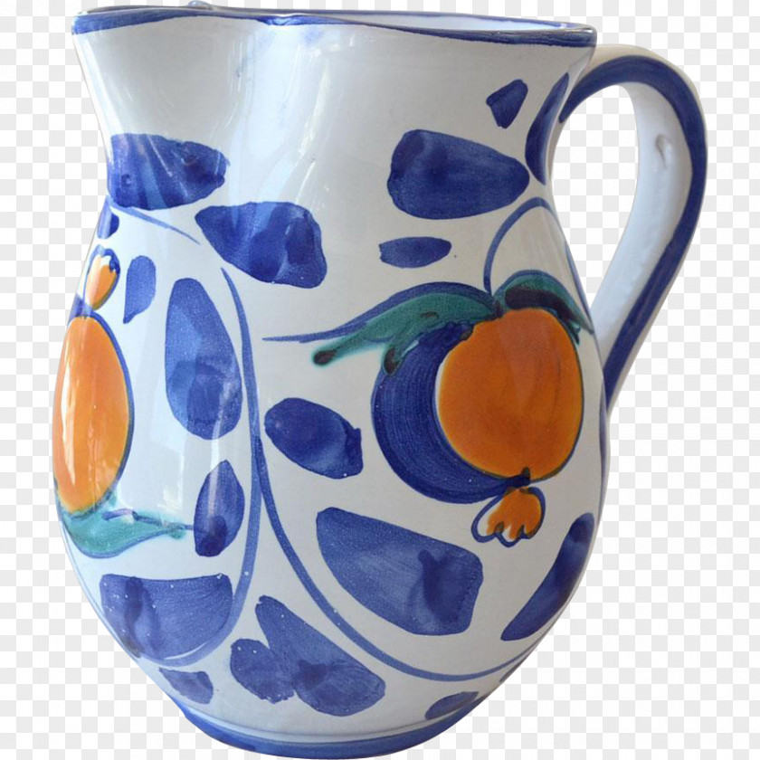 Bike Hand Painted Mug Glass Pitcher Ceramic Jug PNG