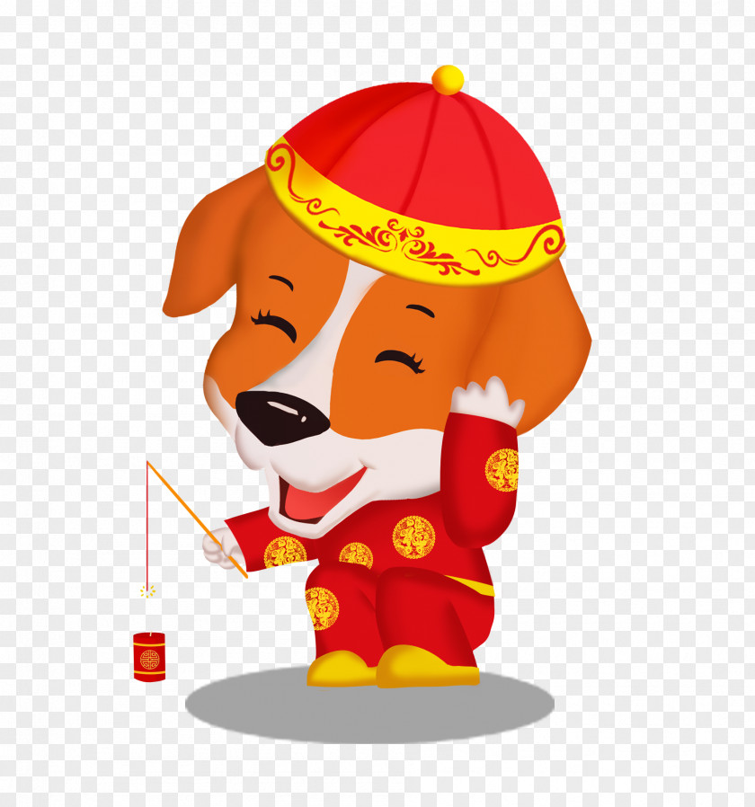 Chinese New Year Dog Red Envelope Image Zodiac PNG