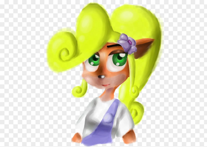 Coco Bandicoot Head Clip Art Illustration Figurine Green Character PNG