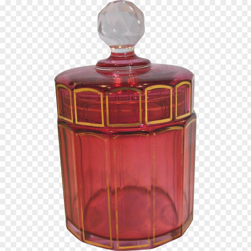 Glass Cranberry Vase Art Vitreous Enamel PNG