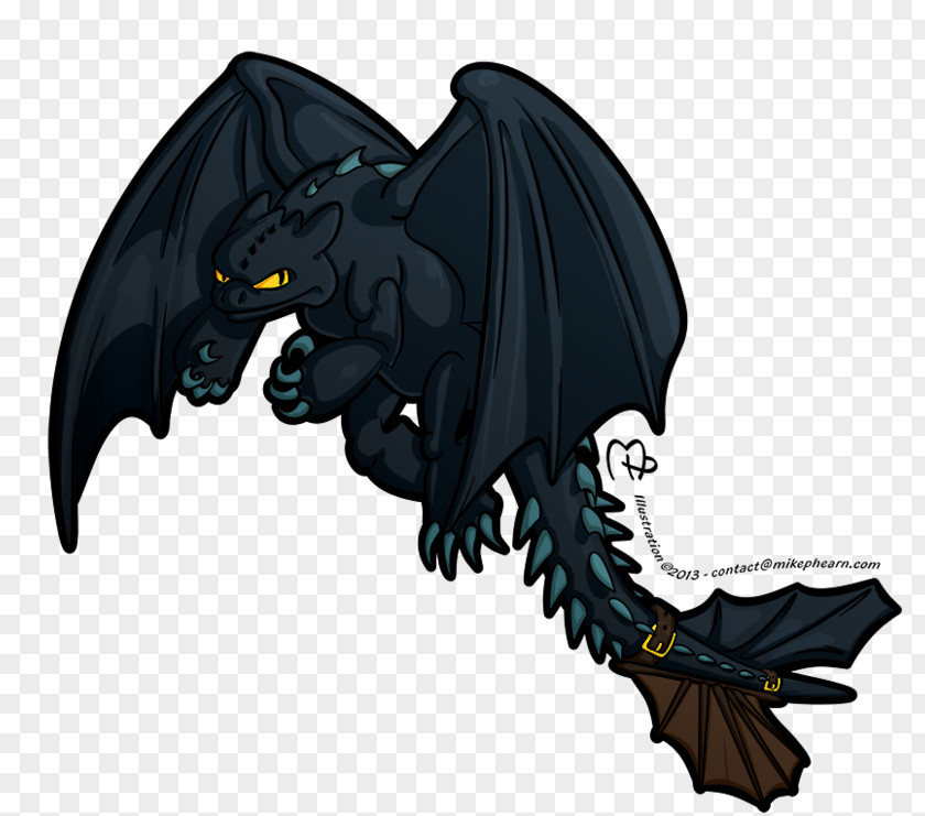 Toothless Dragon Cartoon Demon Legendary Creature PNG