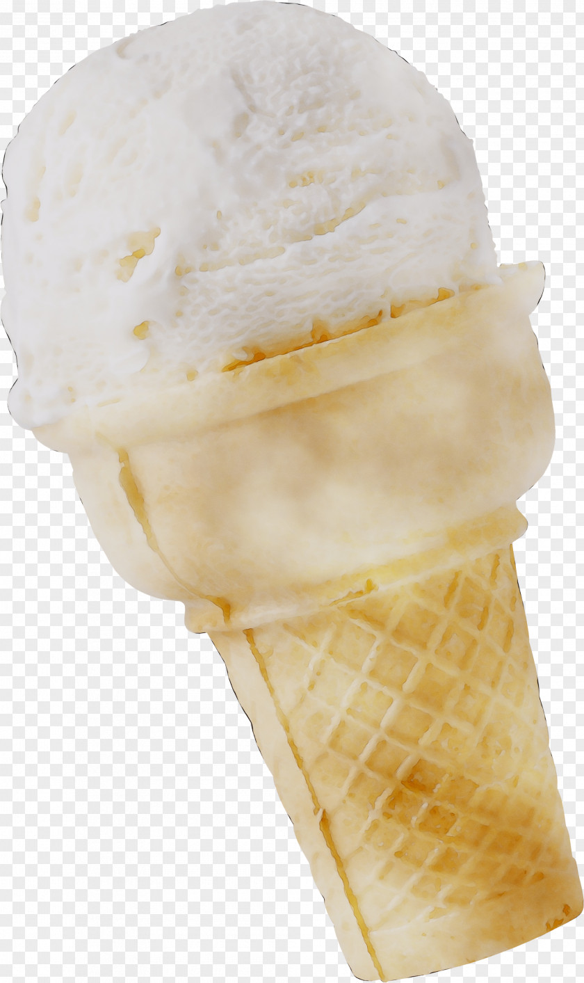Gelato Ice Cream Cones Vanilla PNG
