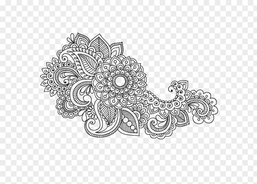 Mandala Artwork Pattern Ornament Paisley Textile PNG